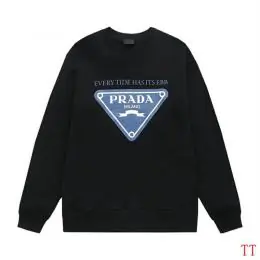 prada sweatshirt manches longues pour unisexe s_124110b